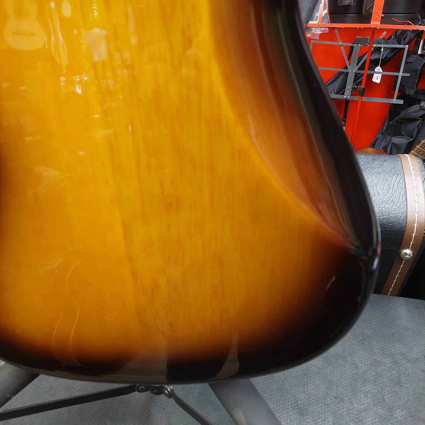 2015 Squire Jaguar 4-String Bass - Sunburst SN# ICS15014449