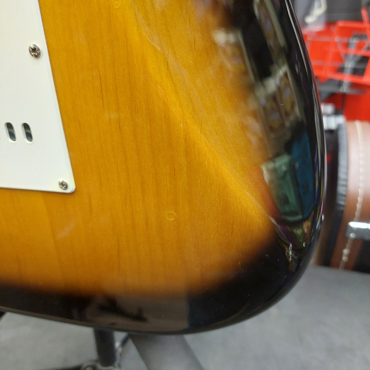 1987 Squier E Series Stratocaster Electric Guitar - Sunburst Finish "Made In Japan" SN# 716646