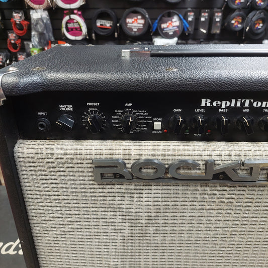 Rocktron R112 Replitone Guitar Combo Amplifier, 1x12” Speaker - 150 watt (USED) "Made in Korea" (Missing One Rubber Foot) SN# 4002869