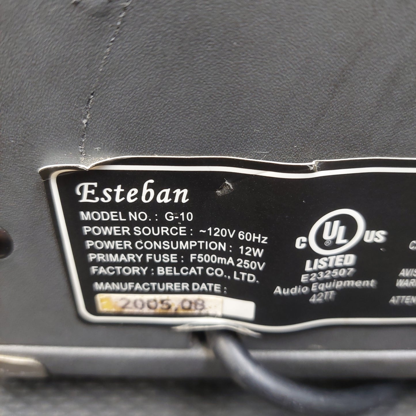 2005 Esteban G-10 Guitar Amplifier - Gray (USED)