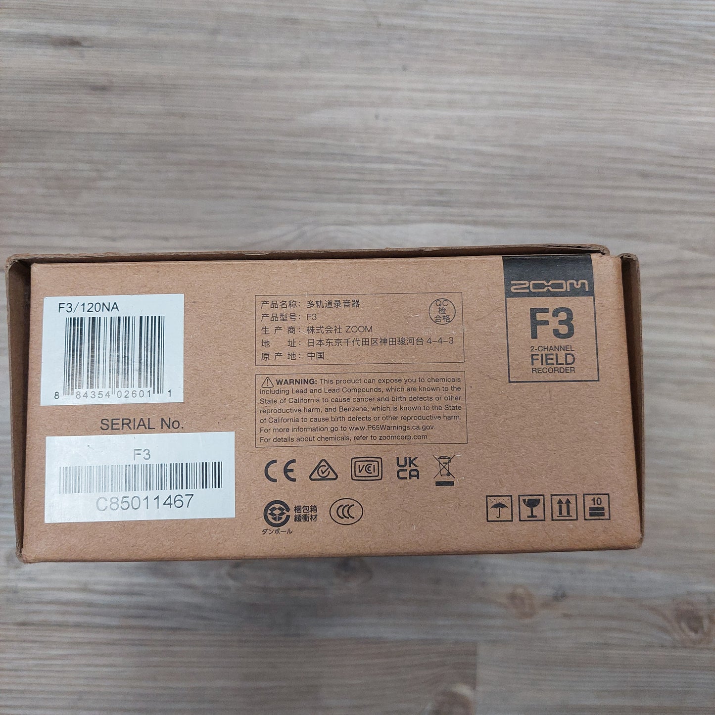 Zoom F3 Field Recorder (USED) SN# C85011467