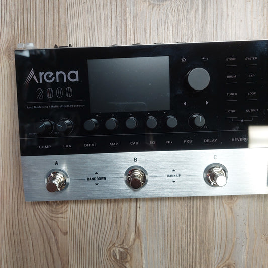 Donner Arena 2000 Amp Modeling/Multi-Effects Processor Pedal w/ Original Box & Power Supply (USED) SN#SN25011600000580
