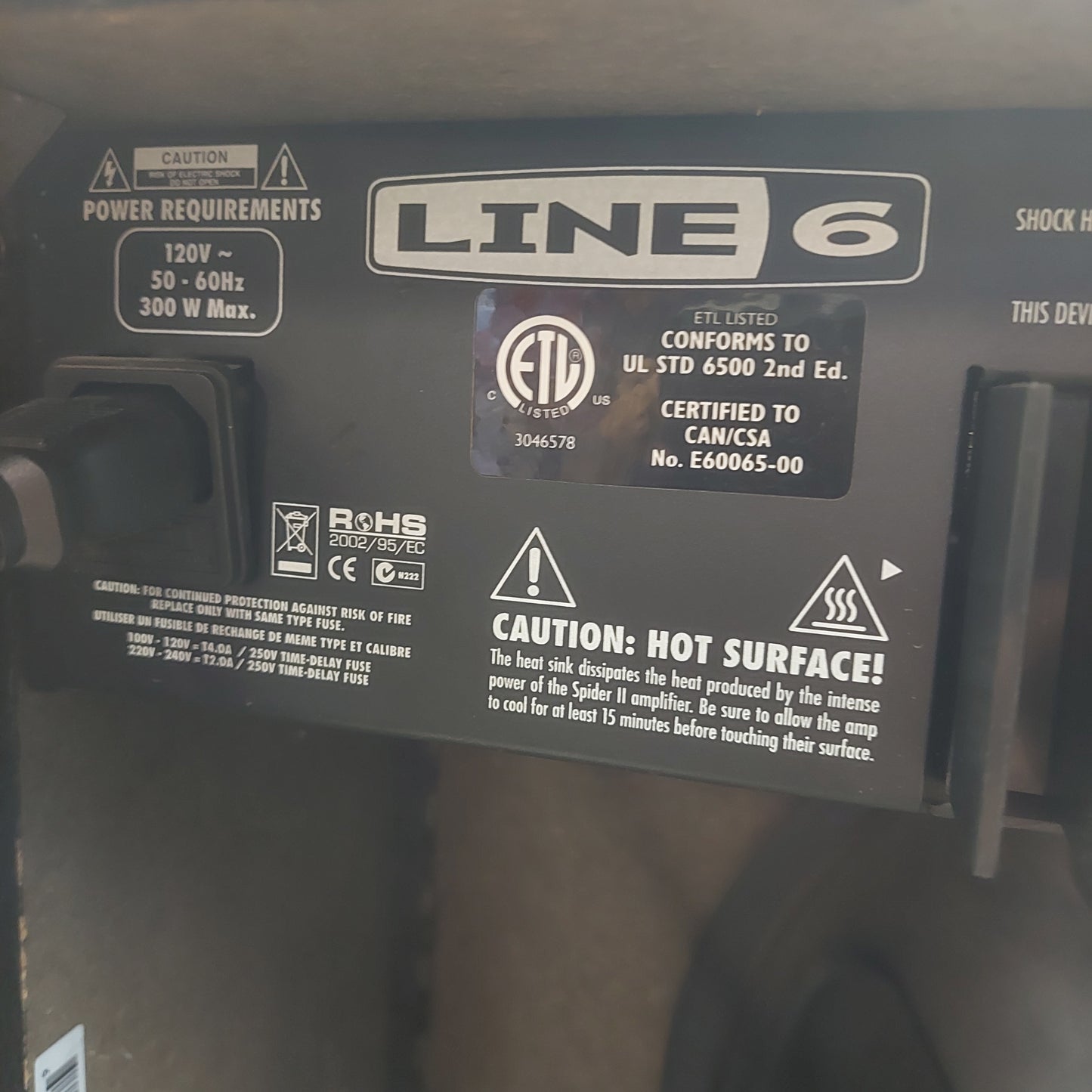 LINE 6 SPIDER III GUITAR AMP, 75 WATT - 1X12” SPEAKER SN# 21A811P5712007805