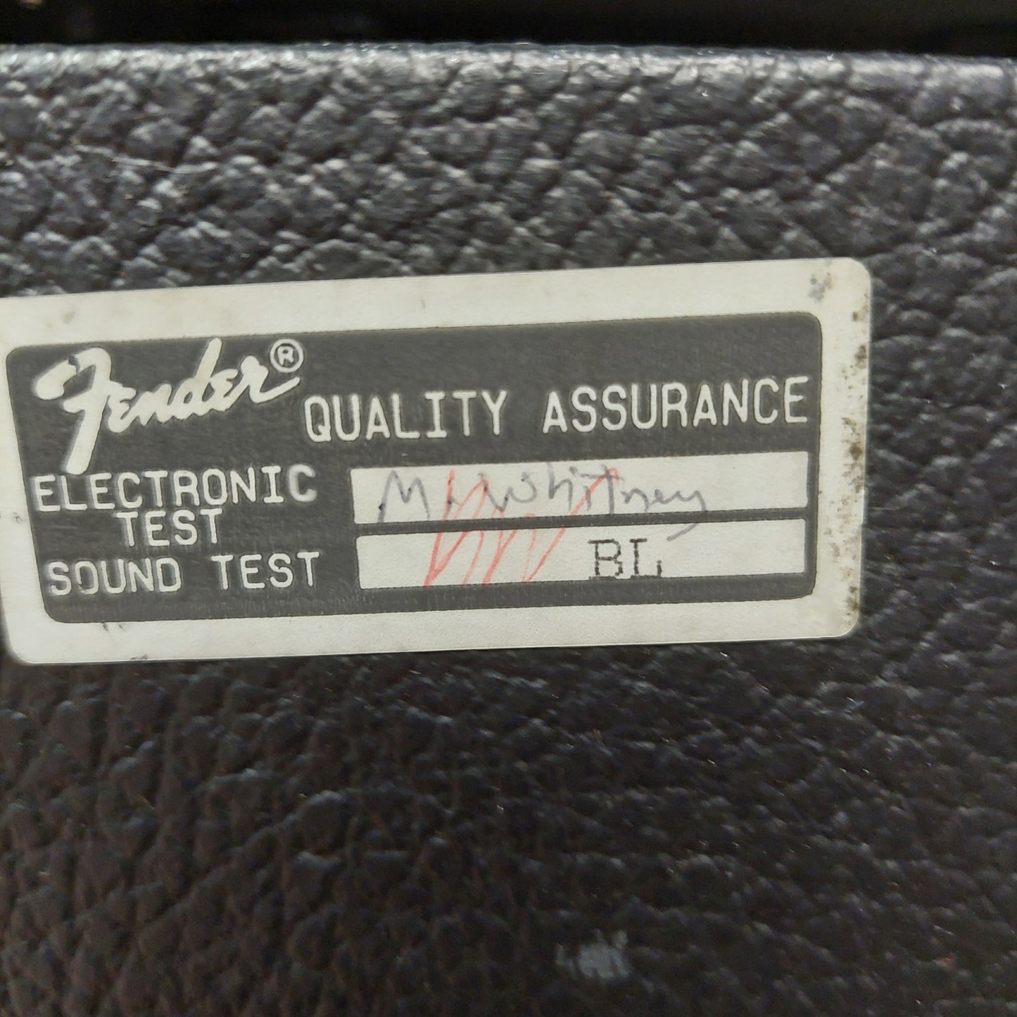 1990 Fender The Twin Red Knob LL66385 100-Watt, 2x12" Guitar Combo Amplifier SN# LO-289539 "Made In USA"
