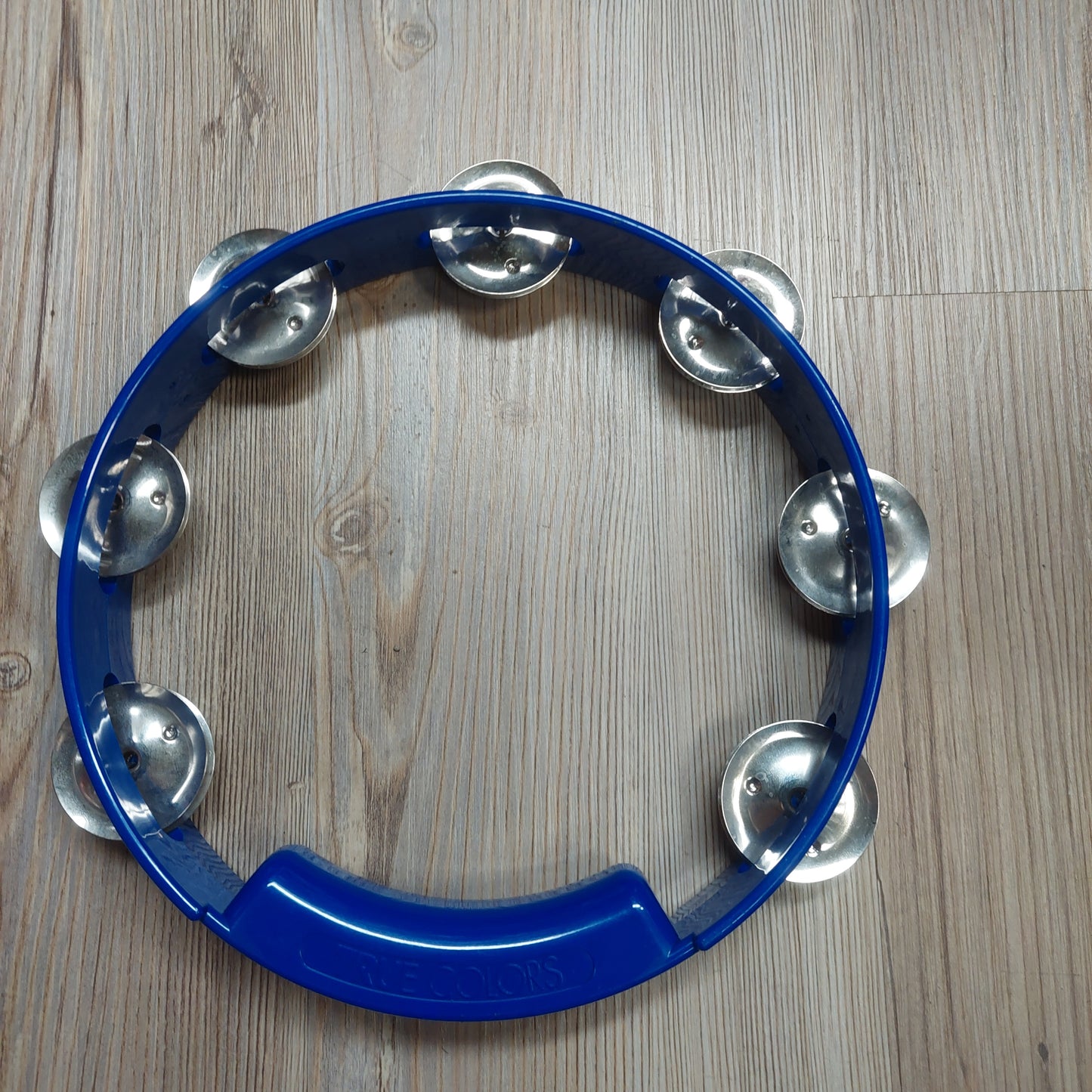 Rhythm Tech True Colors Tambourine 8 Inch - Cobalt Blue (USED)