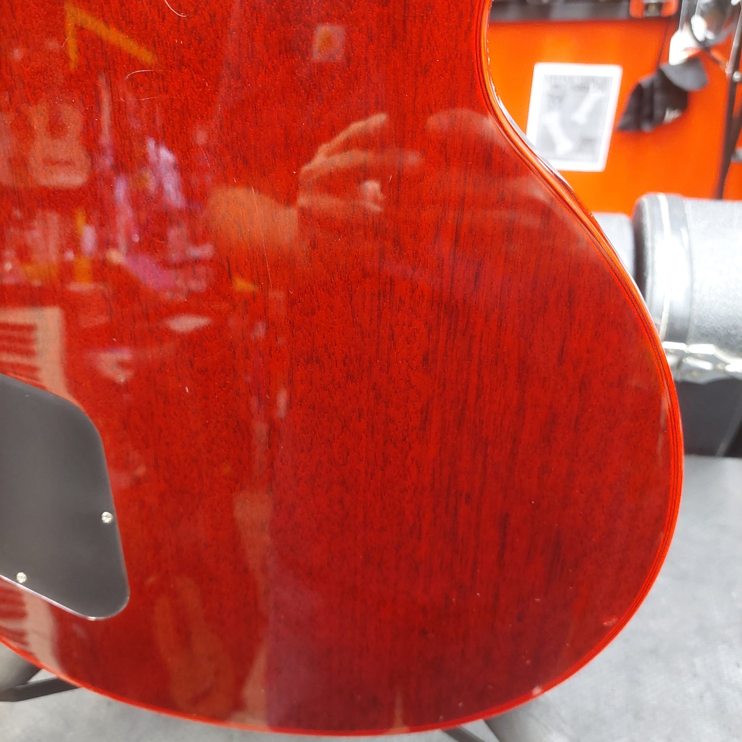 2025 Epiphone Les Paul Custom Widow Electric Guitar - Red Burst w/ Grover Tuners SN# 25051525741