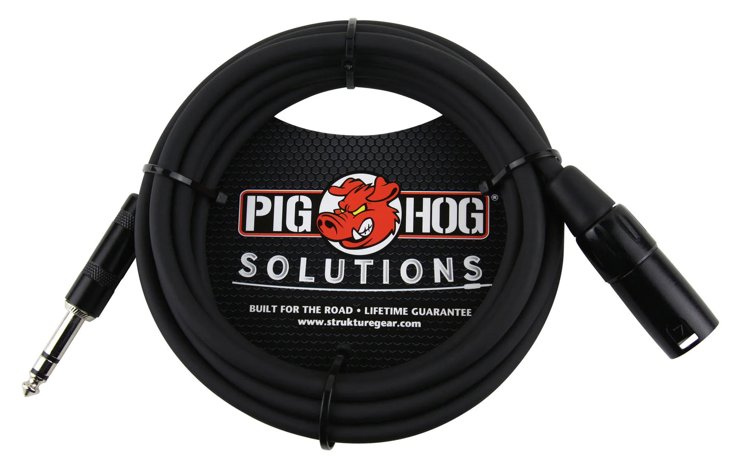 Pig Hog Solutions - 10ft TRS(M)-XLR(M) Balanced Cable - PX-TMXM2
