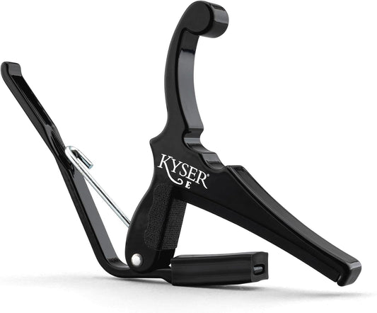 Kyser Quick-Change Capo For Electric Guitars - Black - KGEBA