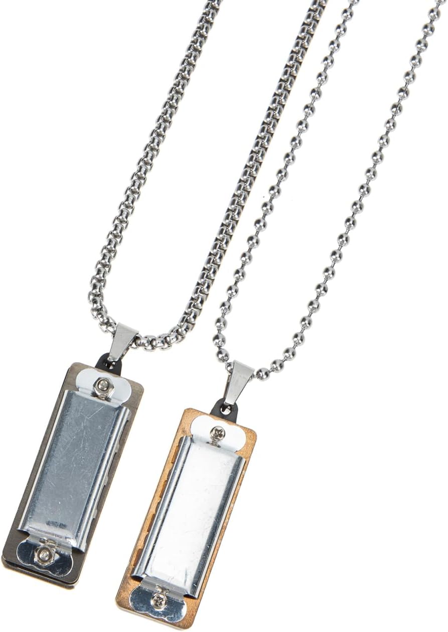 Mini Harmonica Necklace 4 Hole 8 Tone