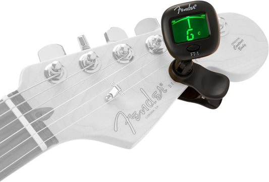 Fender FT-1 Professional Guitar Clip-On Tuner - Black