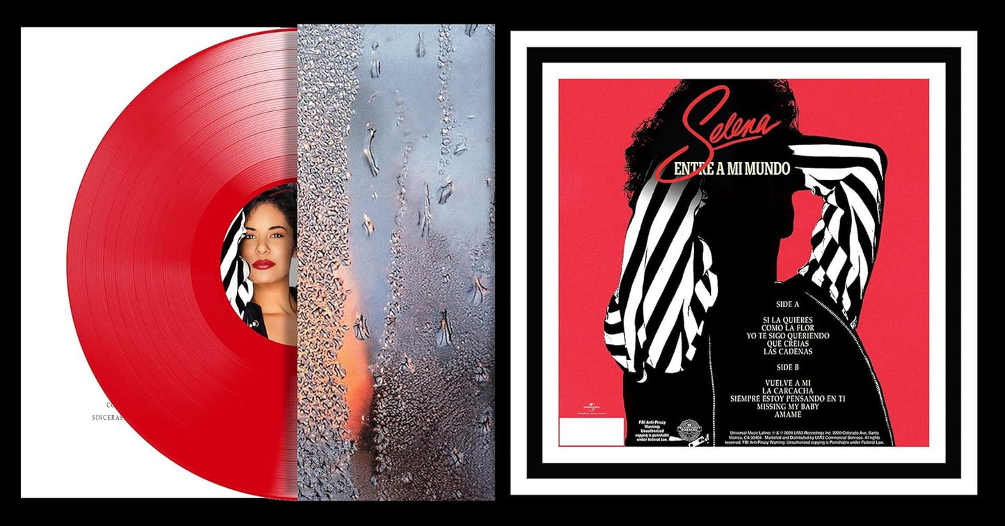 Selena - Entre a Mi Mundo LP "Red Vinyl" (NEW)