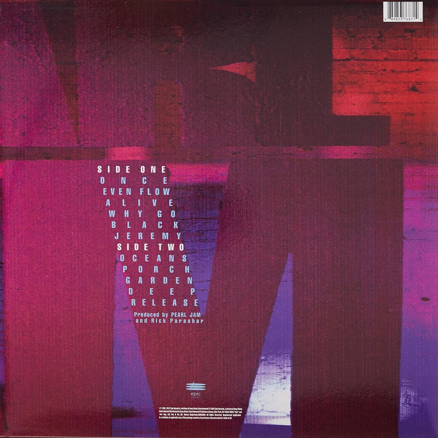Pearl Jam - Ten LP (NEW)