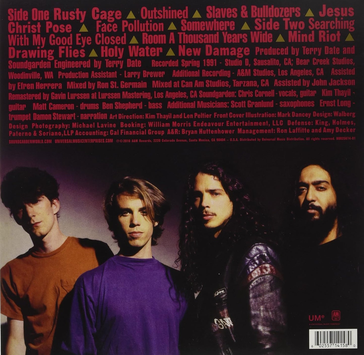 Soundgarden - Badmotorfinger LP, Import (NEW)