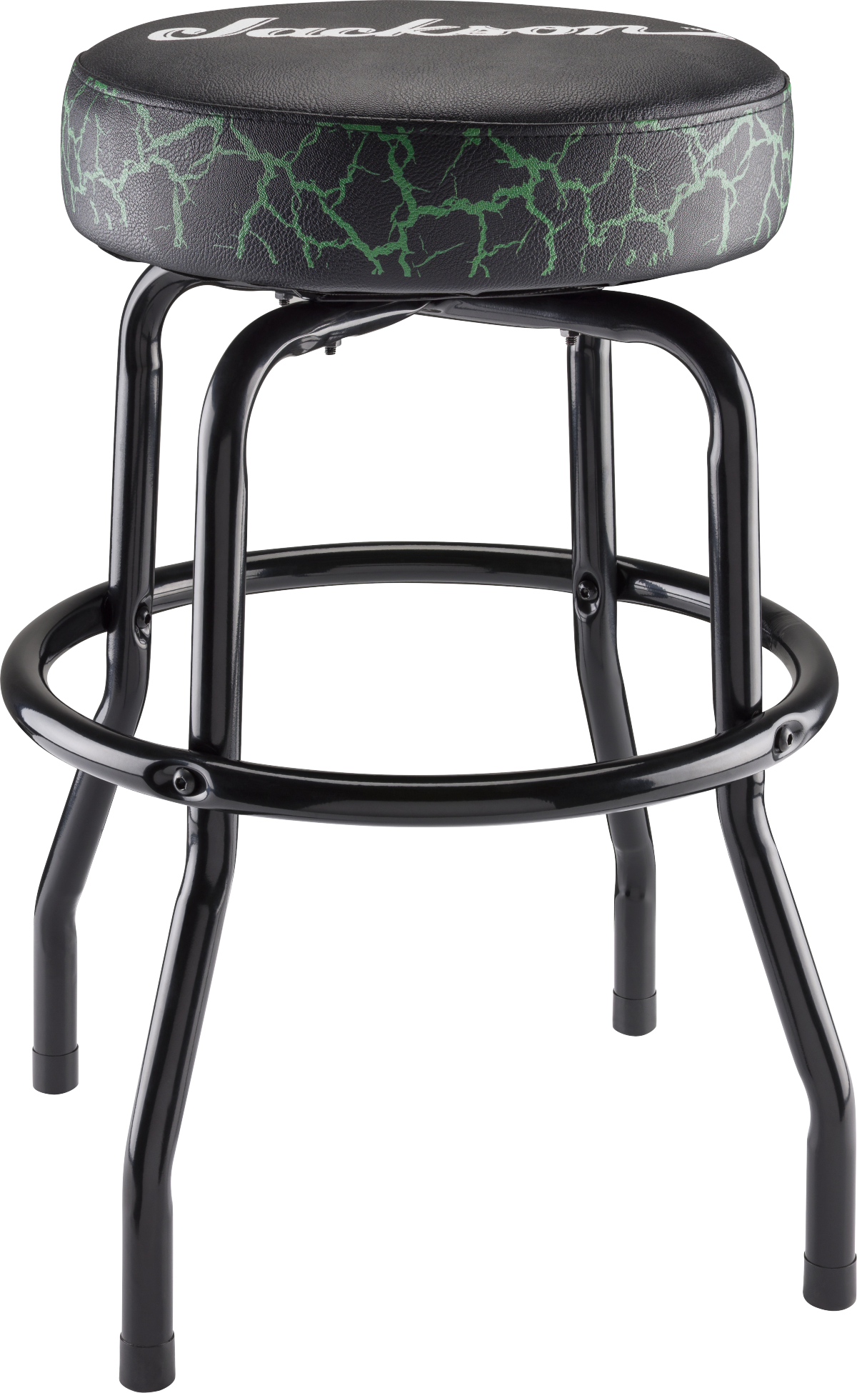 Jackson Barstool Green Crackle, 25"