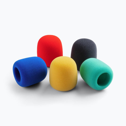 On-Stage ASWS58C5 Windscreen Pack - 5 Pack - Multicolors