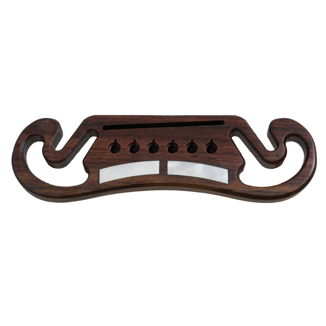 ALLPARTS GB-2867-0RF Moustache Style Acoustic Guitar Bridge