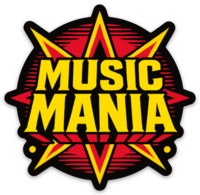 Music Mania Logo Die Cut Magnet 3x3