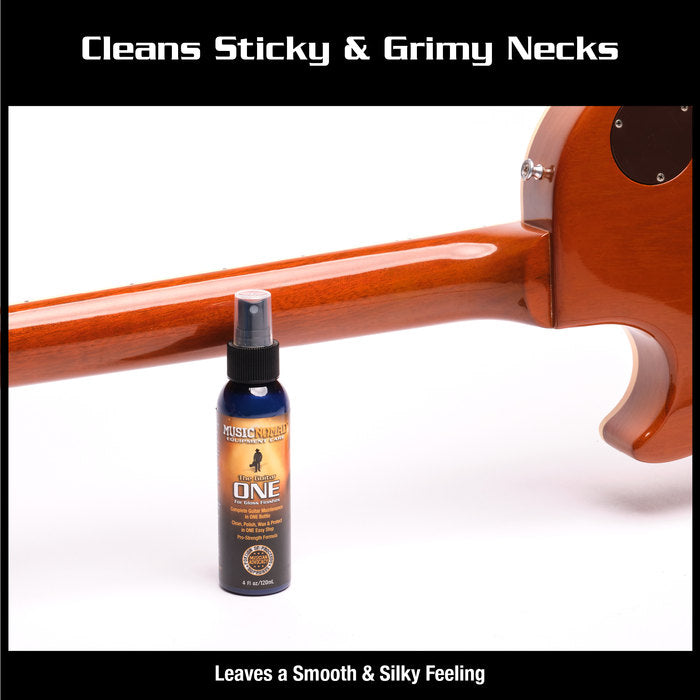 MUSIC NOMAD The Guitar ONE - All in 1 Cleaner, Polish, Wax for Gloss Finishes - MN103