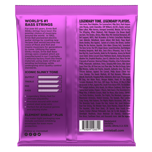 ERNIE BALL P02831 POWER SLINKY NICKEL WOUND ELECTRIC BASS STRINGS 55-110 GAUGE