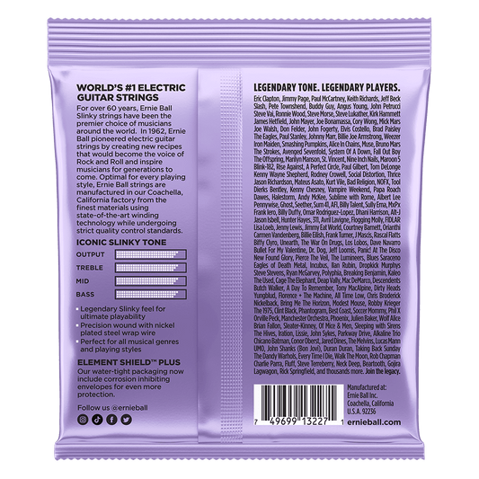 Erine Ball P03227 Ultra Slinky Nickel Wound Electric Guitar Strings 10-48 Gauge - 3 Pack
