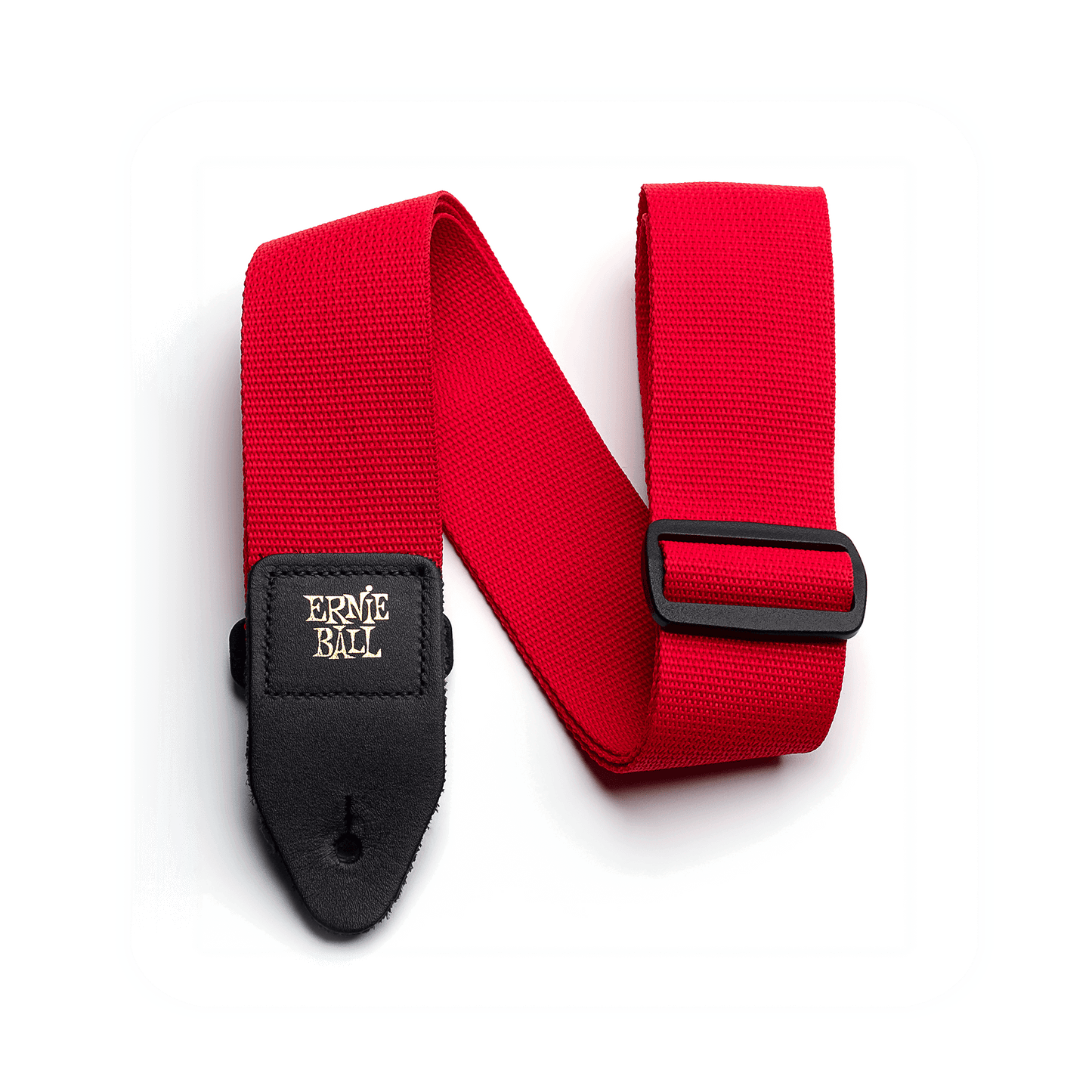 ERNIE BALL POLYPRO GUITAR STRAP/BASS STRAP - RED - P04040