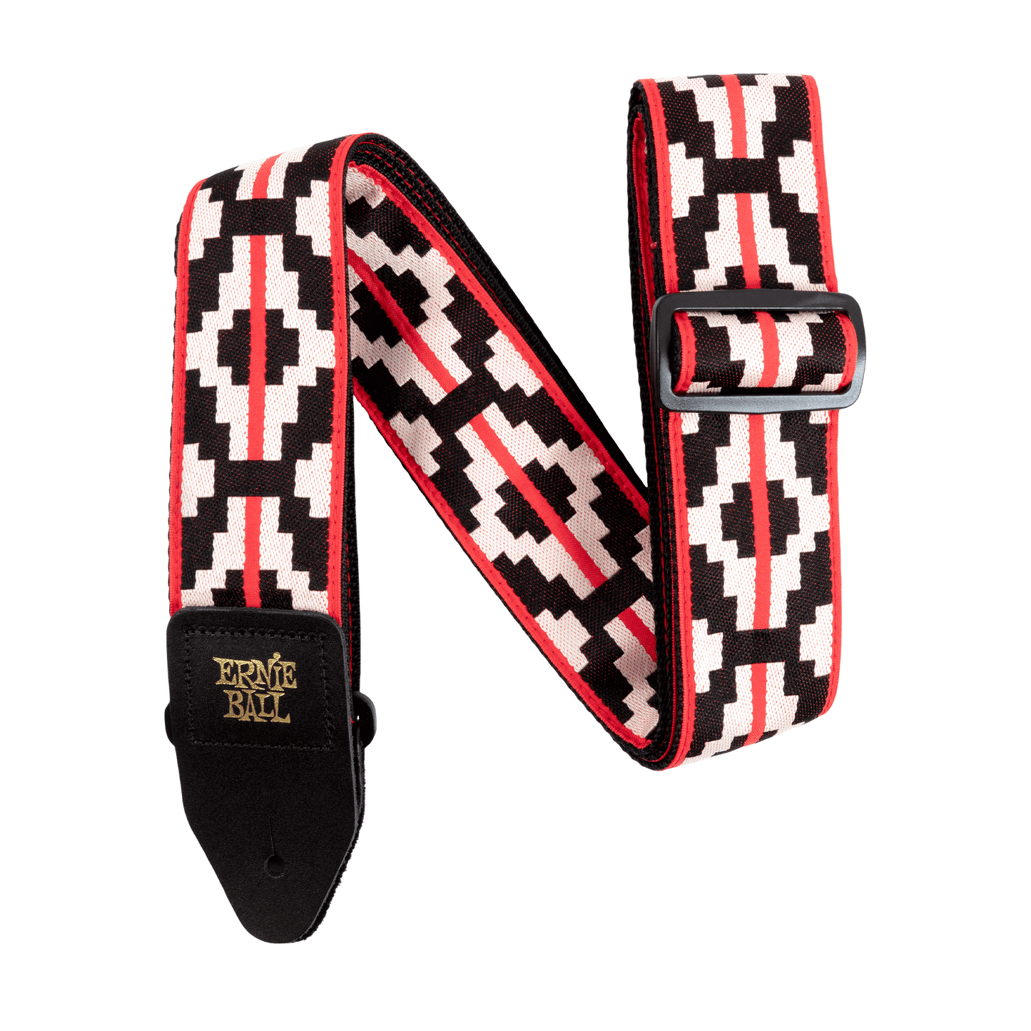 Ernie Ball P05322 Classic Jacquard Guitar Strap/Bass Strap - Ristra Red