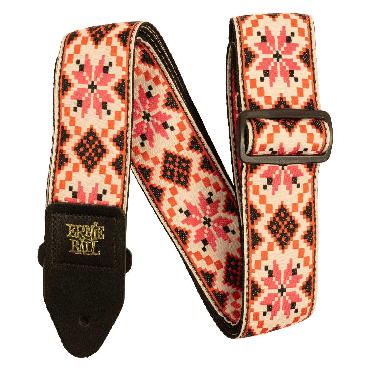 Ernie Ball P05337 Classic Jacquard Guitar Strap/Bass Strap - Cinnamon Needlepoint