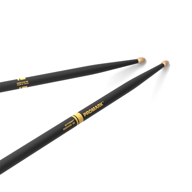PROMARK Rebound 5B ActiveGrip Hickory Drumstick, Acorn Wood Tip - R5BAG