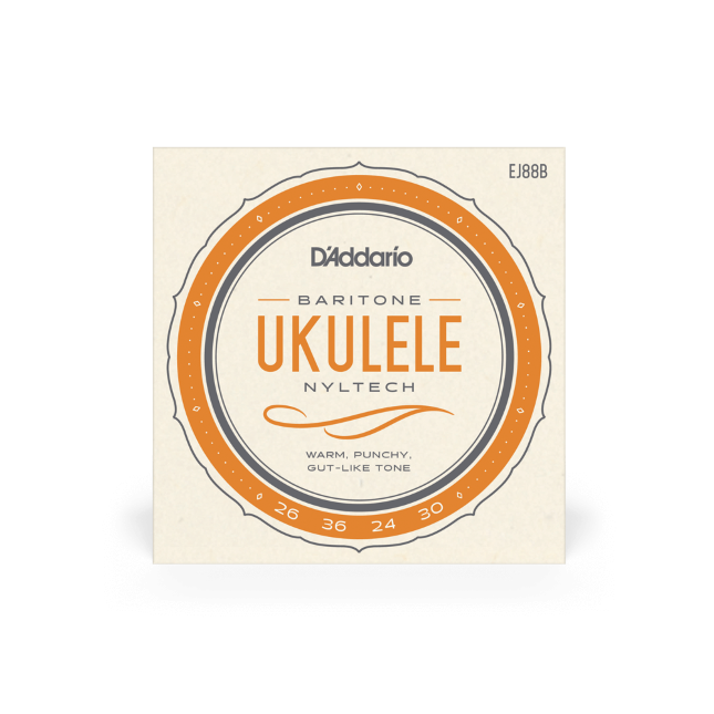 D'Addario EJ88B Nyltech Ukulele Strings, Baritone