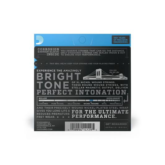 D'Addario EXL120 (9-42) Super Light, XL Nickel Electric Guitar Strings