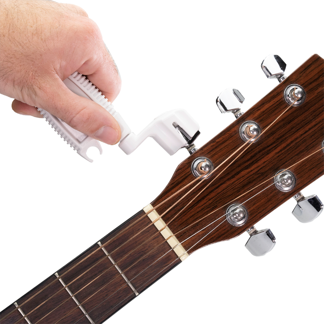D'Addario DP0002W Guitar Pro-Winder, White