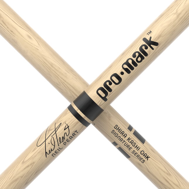ProMark PW747W Neil Peart 747 Shira Kashi Oak Drumstick, Wood Tip