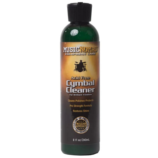 Music Nomad MN111 Cymbal Cleaner – Acid Free Cleaner, Polisher, Protectant for Brilliant Finishes