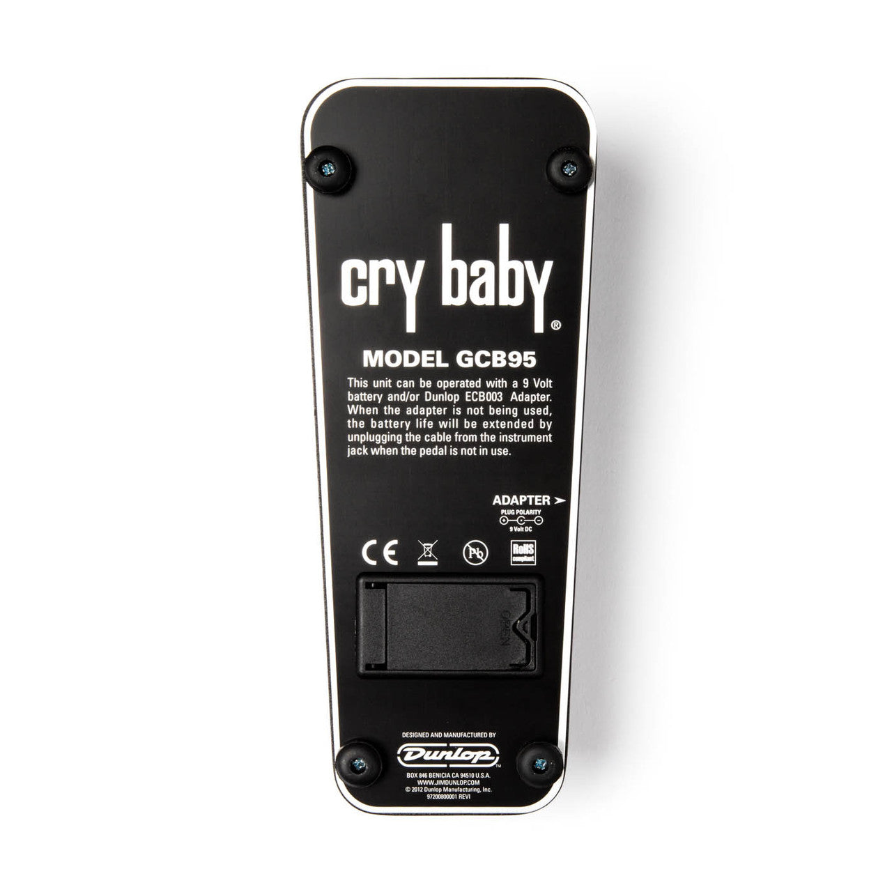 DUNLOP GCB95 CRY BABY STANDARD WAH Effects Pedal