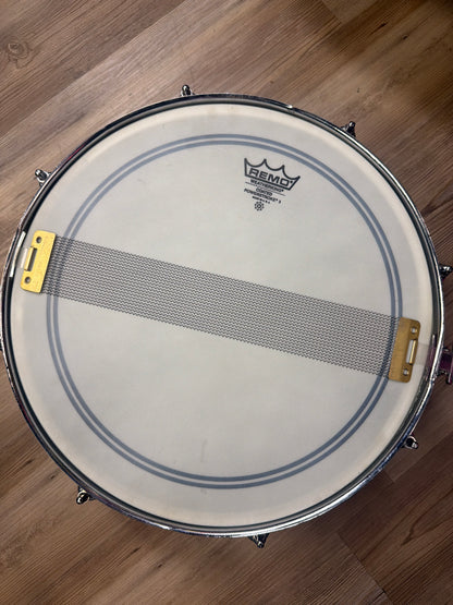 Groove Percussion Chrome Snare Drum, (14”x5”)