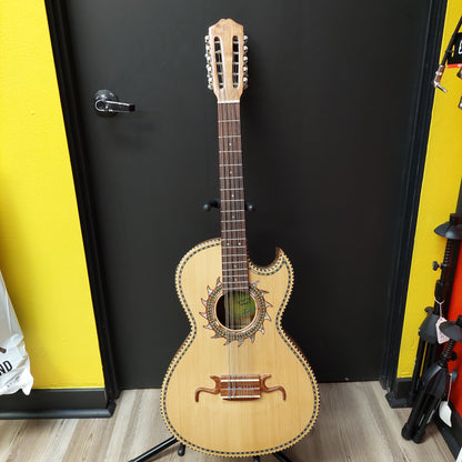 Guitarras Olmos Bajo Quinto - Natural Finish (USED) "Made In Mexico" (Sold As Is)