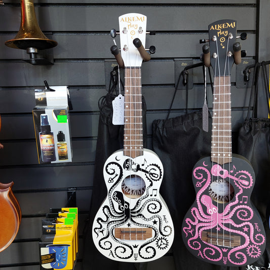 Alkemi Play Series Ukulele - Octopus - PLAY-OCT-WB