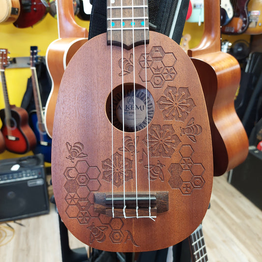 Alkemi UKE-SP-BEE Soprano Ukulele - Bee - Satin Finish