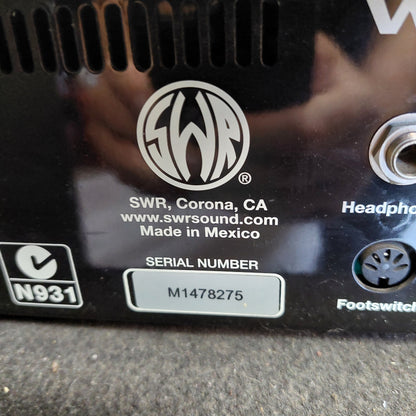 2000's SWR WorkingPro 15 200watt Bass Amplifier SN# M1478275