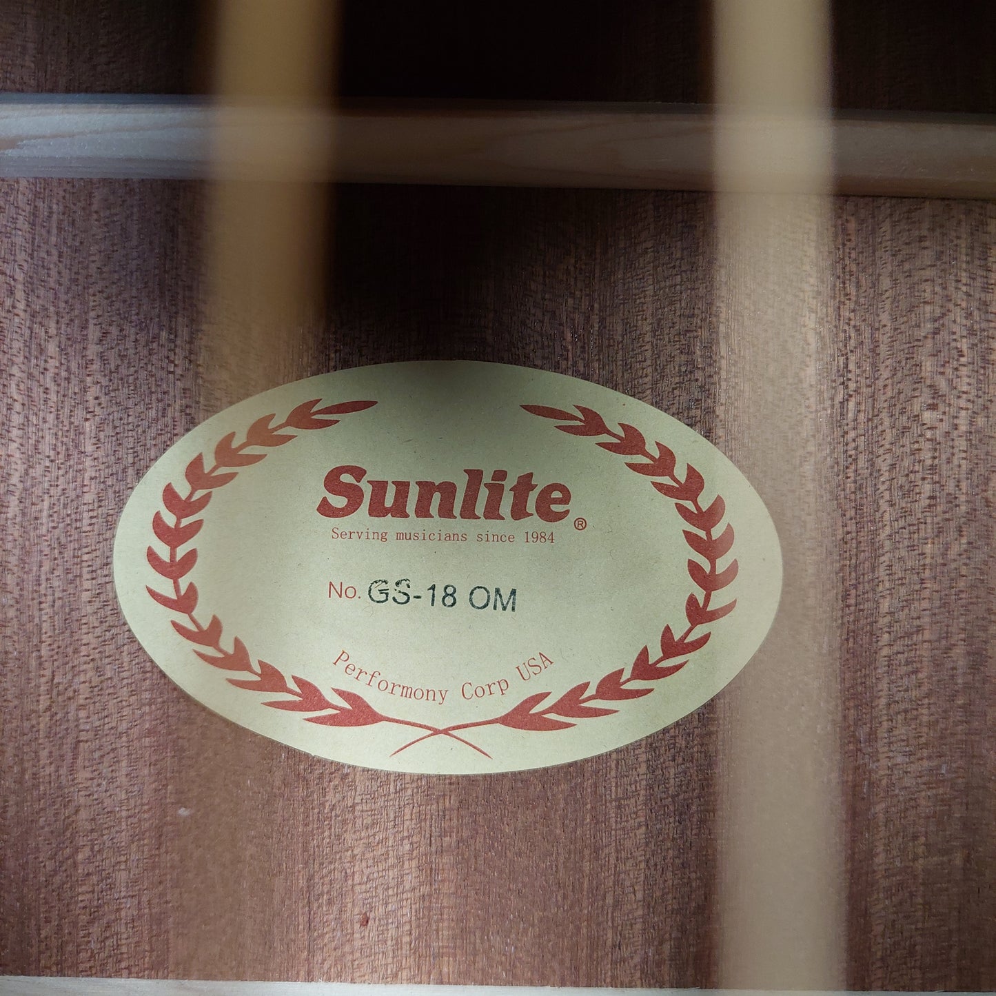 Sunlite 41" OM Style Acoustic Guitar - GS-180M