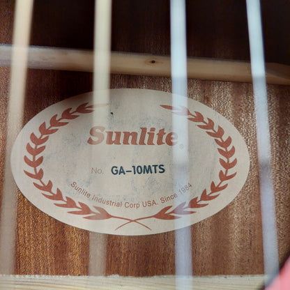 Sunlite GA-10MTS 35" GA Mini Sunburst Acoustic Guitar - Sunburst
