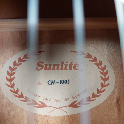 Sunlite CM-100J 3/4 Sized Classical Guitar - Natural w/ Gig Bag