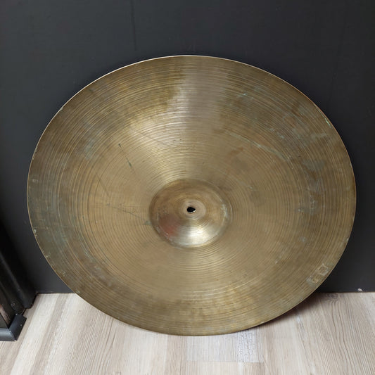 1960's Zildjian 3 Dot 22” Ride Cymbal (Keyholed) "Made In USA
