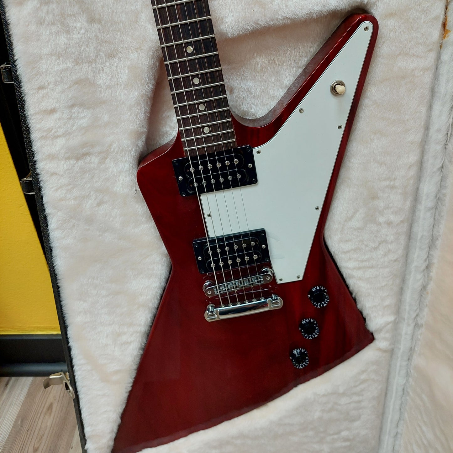 2011 Gibson Explorer Red Transparent Electric Guitar w/ Gibson Hardcase - SN# 102510359