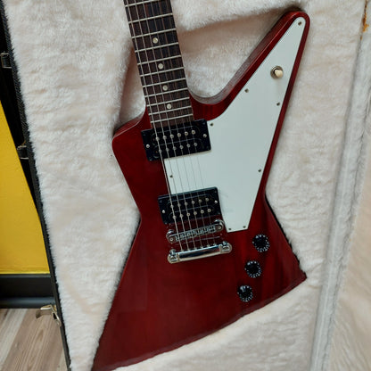 2011 Gibson Explorer Red Transparent Electric Guitar w/ Gibson Hardcase - SN# 102510359