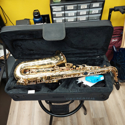 Jean Baptiste JB686 Alto Saxophone w/ D'Addario B5 Mouthpiece & Case (USED) SN # 686AL3G0004