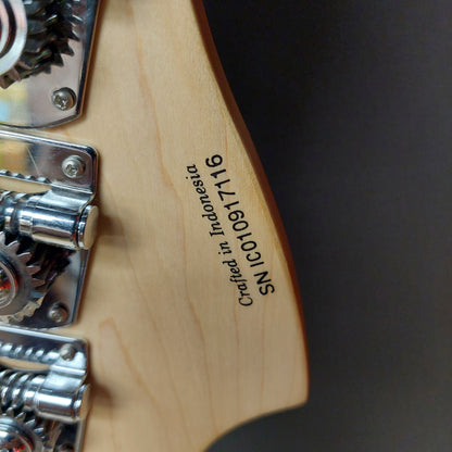 2001 Squier PJ Bass "Left Handed" - Sunburst - SN # IC010917116