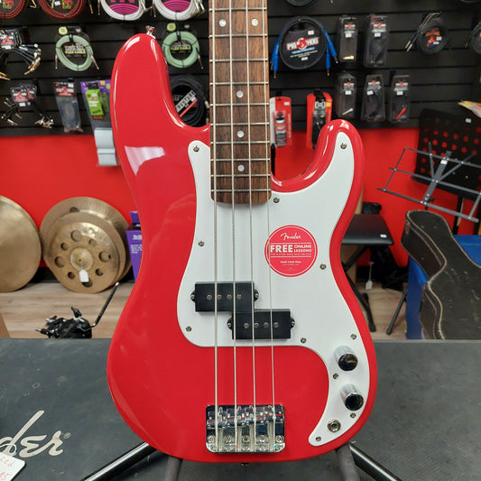 2022 Squier Mini Percission Bass - Red - SN# ICSL23022442