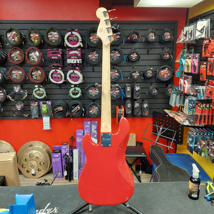 2022 Squier Mini Percission Bass - Red - SN# ICSL23022442