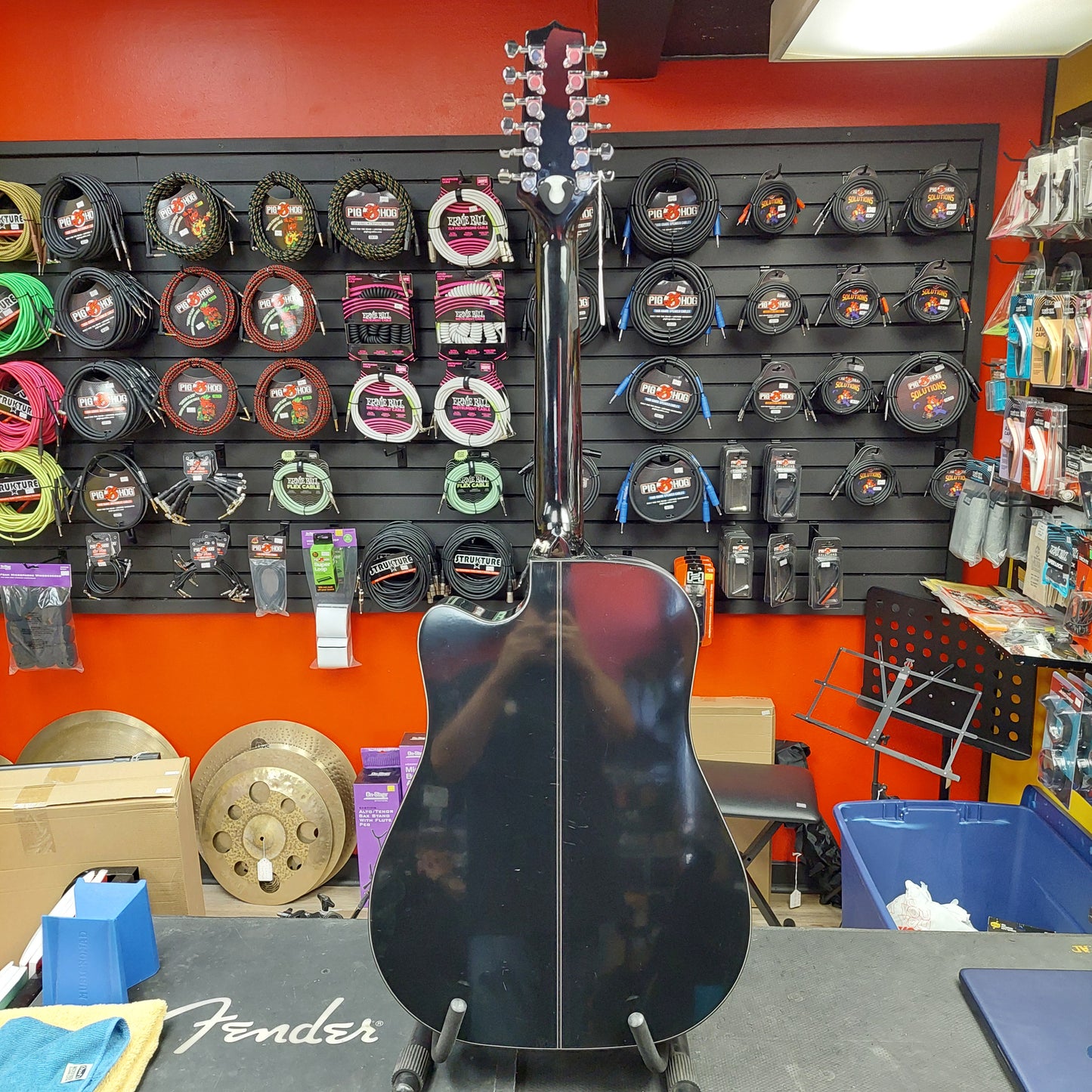 2019 TAKAMINE GD-3OCE-12 12-String Acoustic/Electric Guitar - Black Gloss - SN# CC191008829